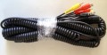 31ft Coiled Video Cable - X-line